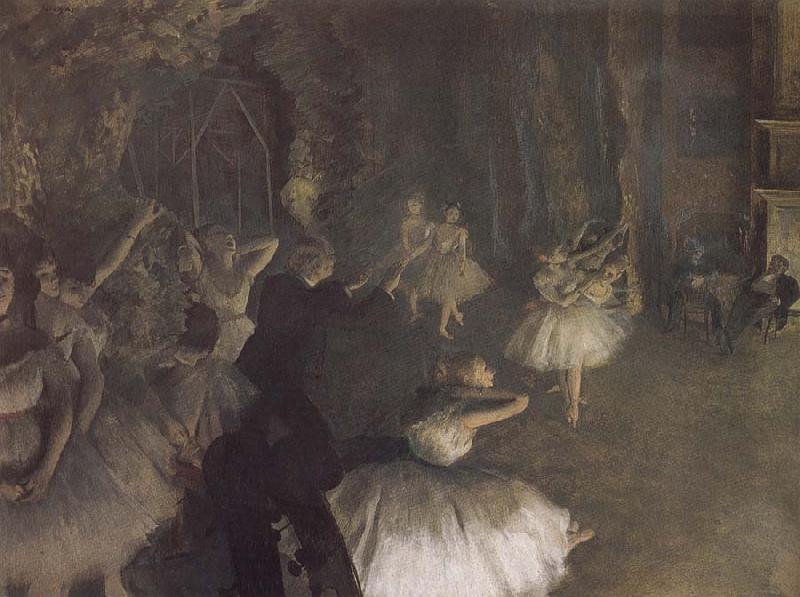 Edgar Degas Rehearsal Sweden oil painting art